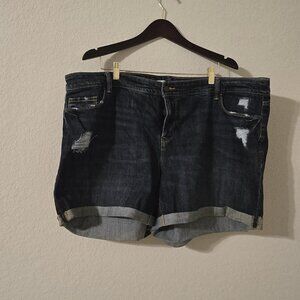 Old Navy High Rise Secret Slim Pockets Denim Shorts